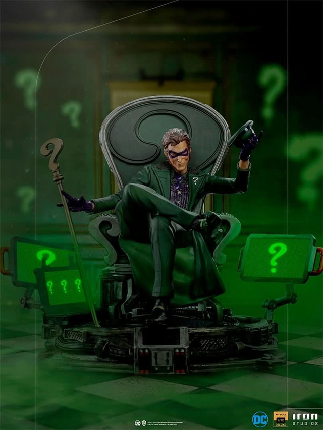 Enigmista (Riddler) Deluxe - DC Comics - Statua Art Scale 1/10 (19cm) ❓😈 (Anche a rate! 👇)
