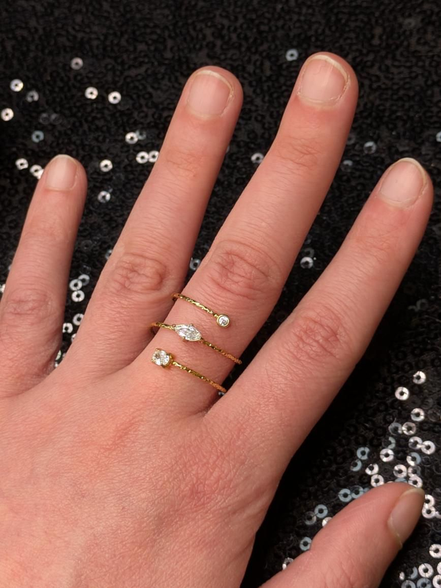 Bague zirconium 
