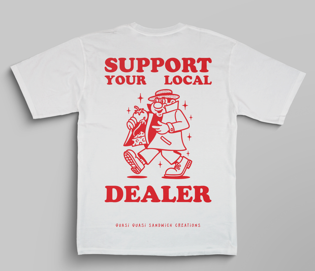 SUPPORT YOUR LOCAL DEALER TEE - WHITE 