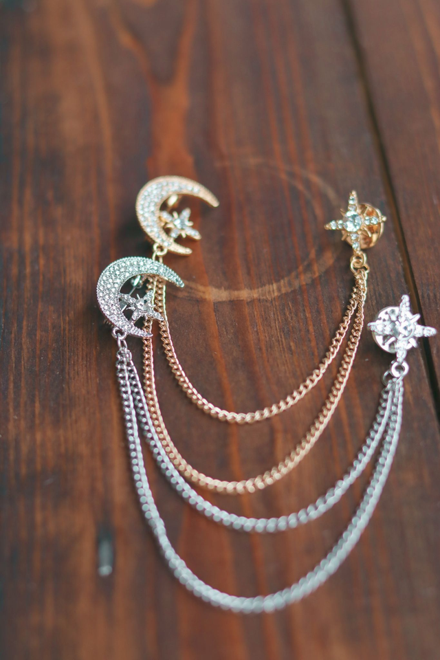 Broches • Moon & stars