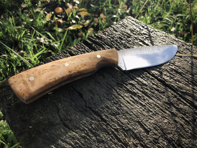 "Bullpup" - Manche en loupe de tilleul