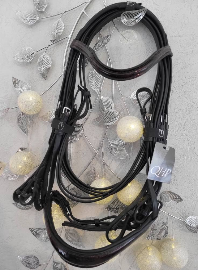 Bride QHP – Chocolat – Avec rênes – Neuve déstockage