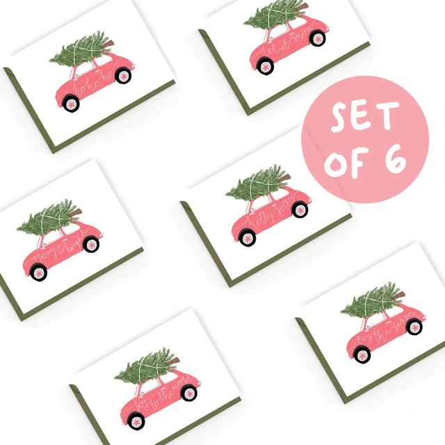 Driving Home for Christmas (Set of 6)