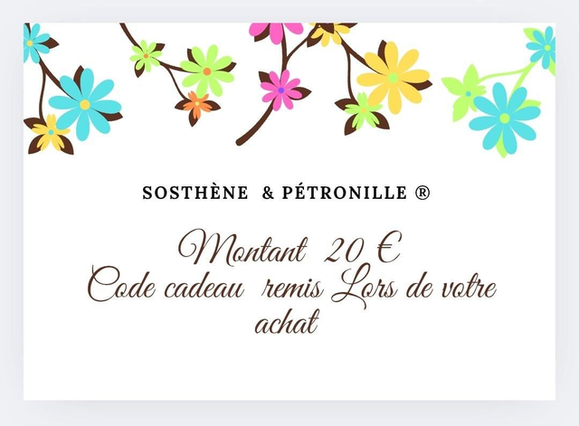 Carte cadeau 20 € 