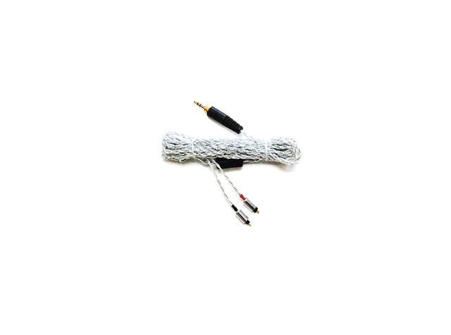 Kabel (gerade), silber, 1,2 m, 2pin Stecker mit 3,5 mm Klinke passend für Edition eleven