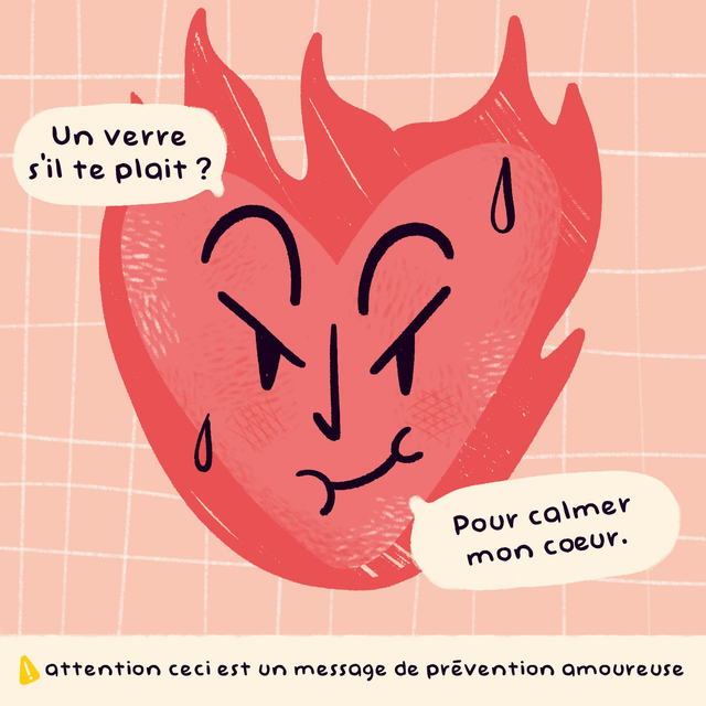 Carte Postale - Le feu