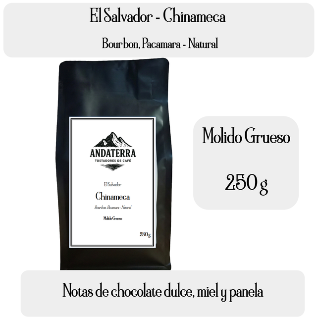 Café El Salvador Molido Grueso 250 g Natural Tueste Suave