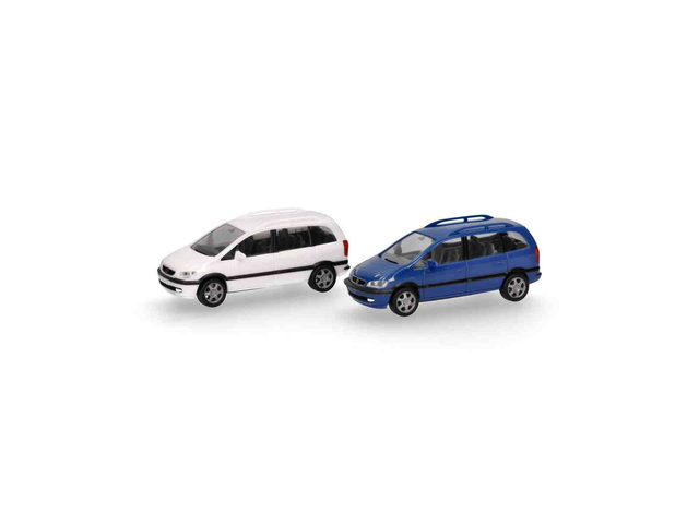 MiniKit: 2x Opel Zafira Herpa 013932 H0