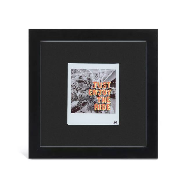 Framed Just Enjoy The Ride Instax Artwork