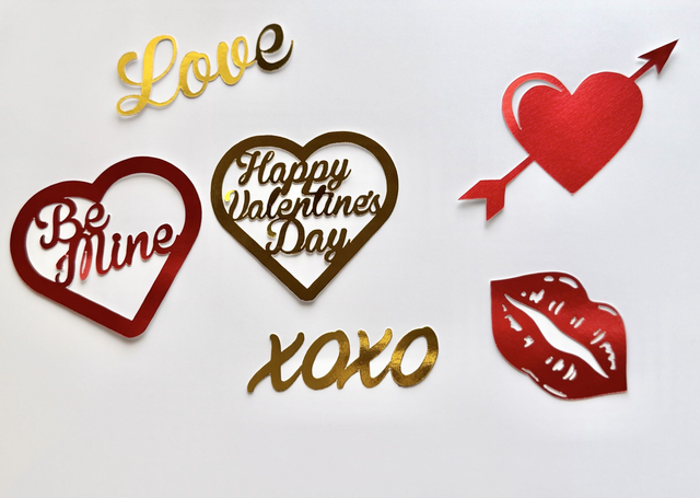 Valentine’s Day Cupcake toppers