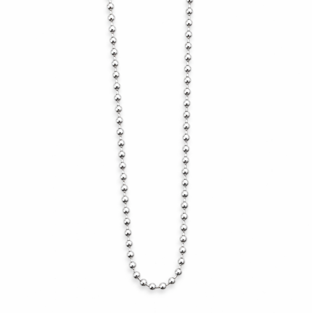 Cadena acero plateado 