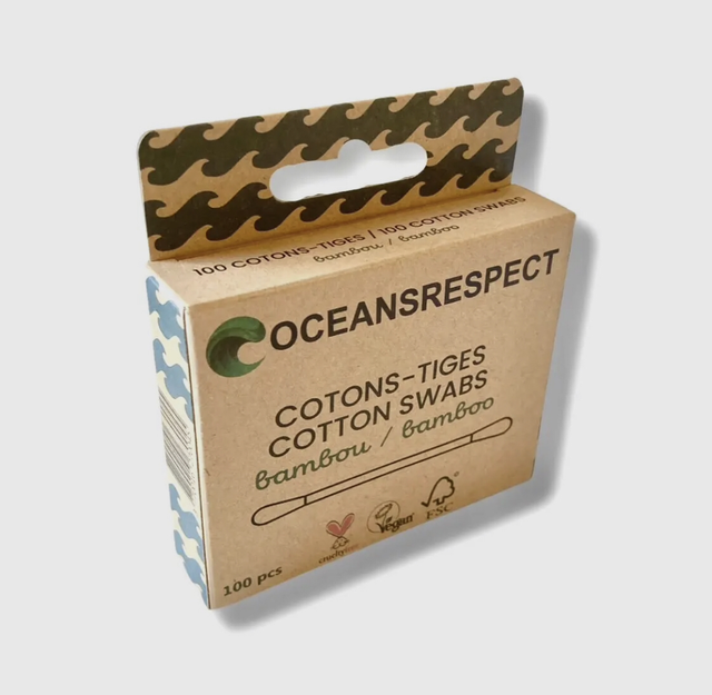 O-Cotton tige bambou