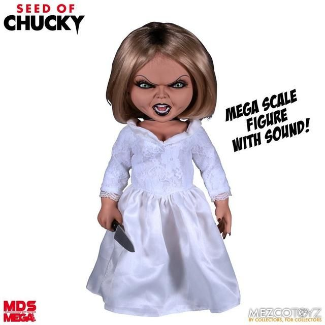 Child's Play Seed Of Chucky MDS Mega Scale 15 Inch Talking Tiffany Doll