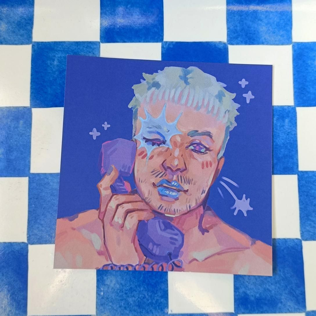 caller unavailable / square print