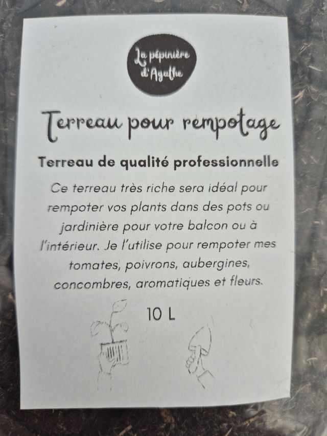 Terreau pour rempotage (10L)