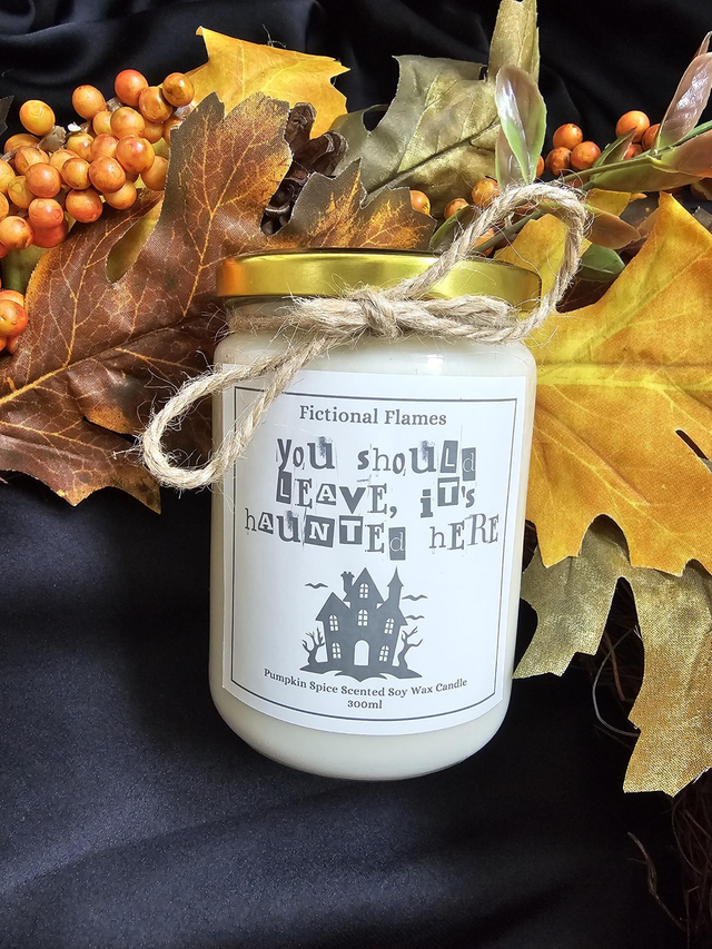 You should leave, it's haunted here 