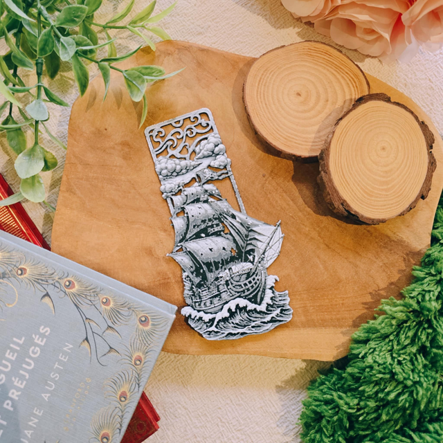 Marque-page 3D Bateau 