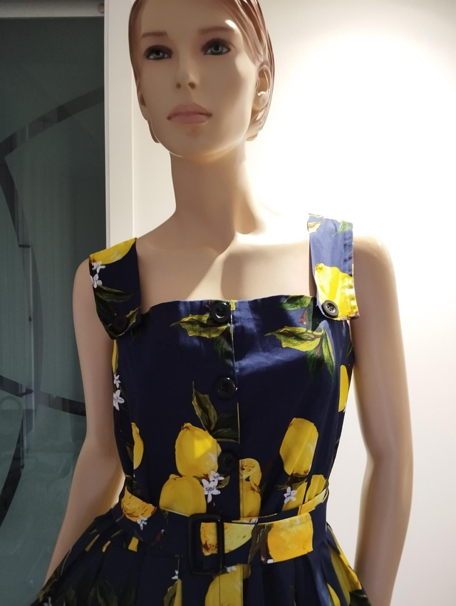 Robe Zaful Blue Lemon T48/50