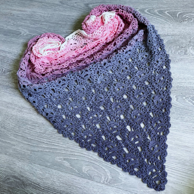 'Lost Souls' - Crochet Shawl/Wrap/Scarf