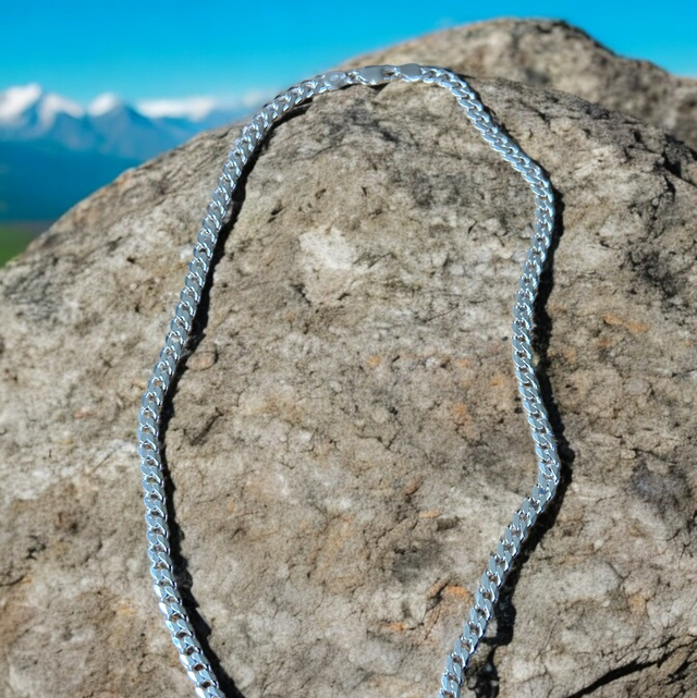 Men's Wide Curb Chain