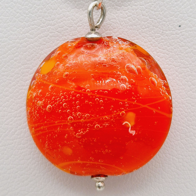 Pendentif Planète orange