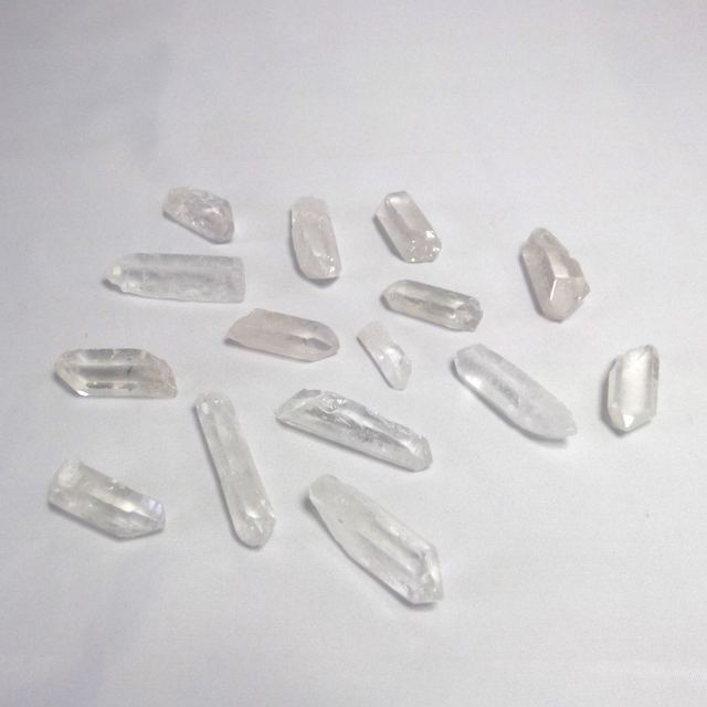 Clear quartz points