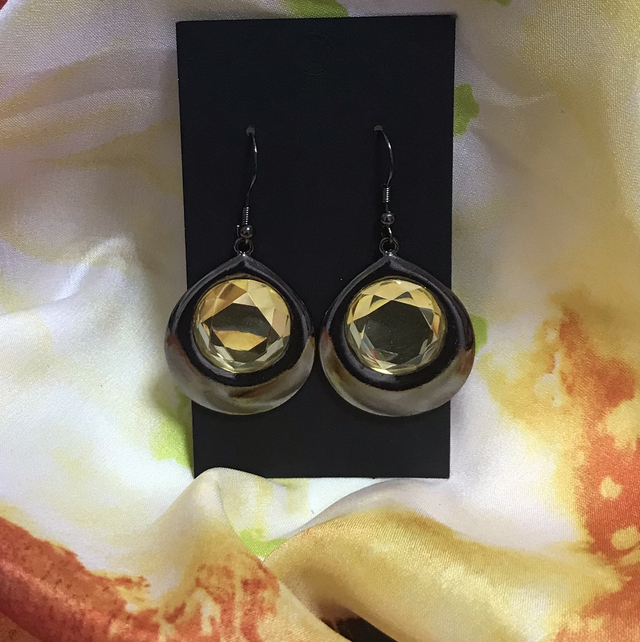 Yellow Dangling Earrings- YDE57