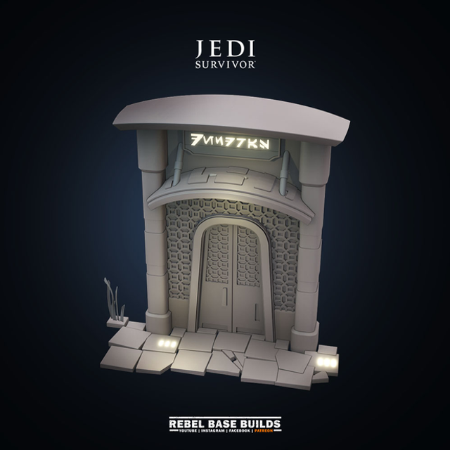 3D Printed Cantina door