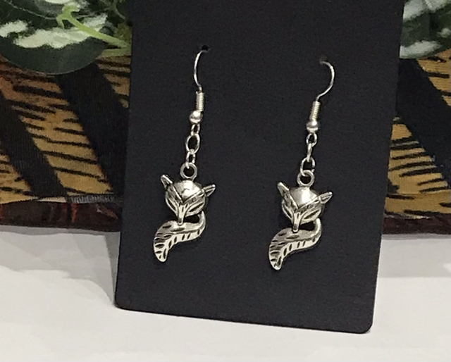 Silver Dangling Earrings- SDE73