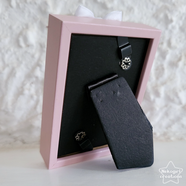 Mini dessin encadré - Lapin blanc