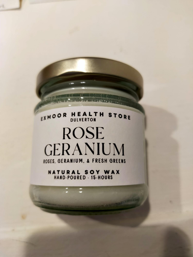 Candle Drop Rose/Geranium Soy Candle  rosger
