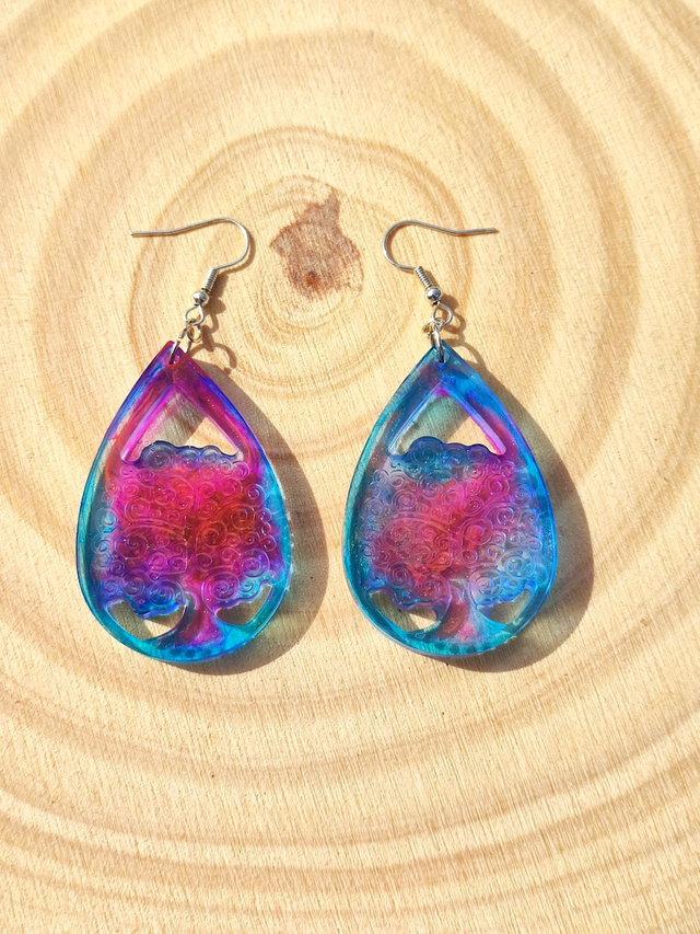 Boucles d&#039;oreilles - Arbre de vie