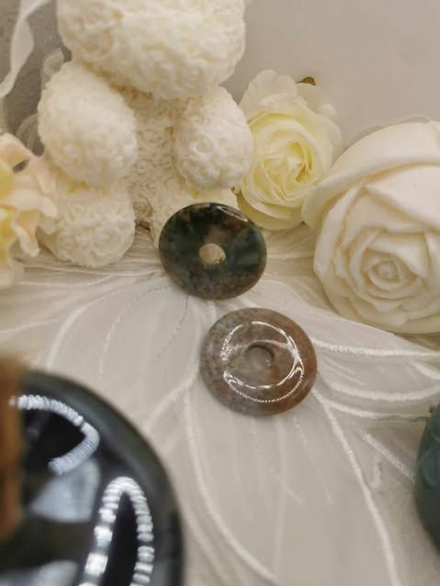 Donut en Agate Indienne