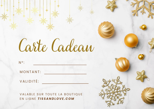 Carte cadeau de Noël 