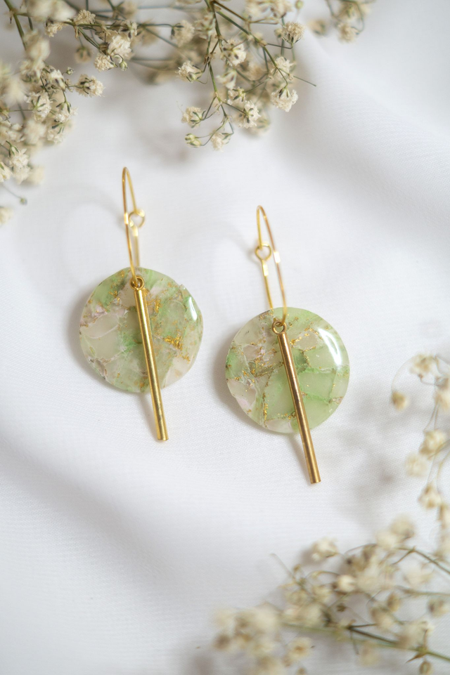 Coloris prairie - Boucles Cléopâtre 