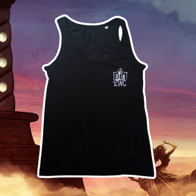 DÉBARDEUR NOIR - Femme "À la Vie, à l'Amer"