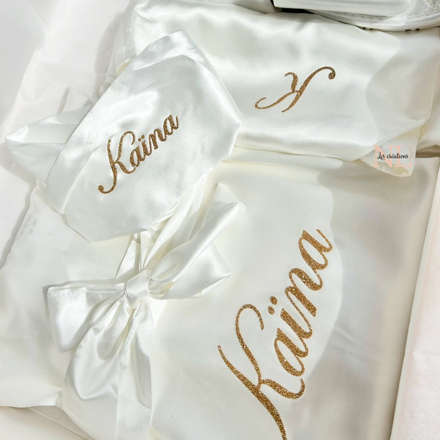 Coffret mariée en satin