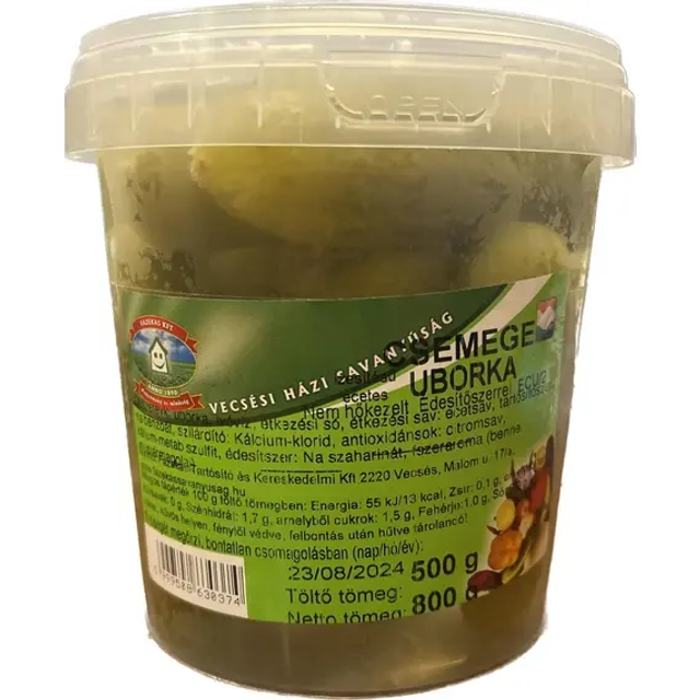 Fazekas uborka csemege 500g (légumes au vinaigre)