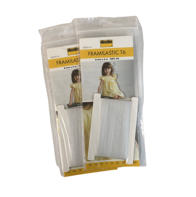 Vlieseline Framilastic 6mm clear elastic