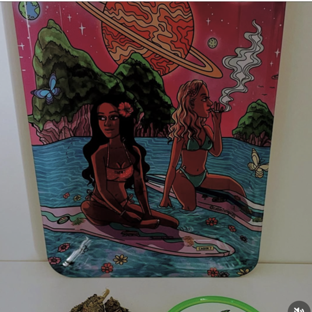 Plateau en métal 12cm/17cm