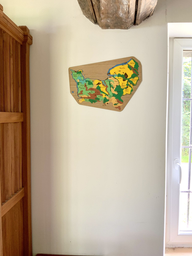 Carte de la Normandie