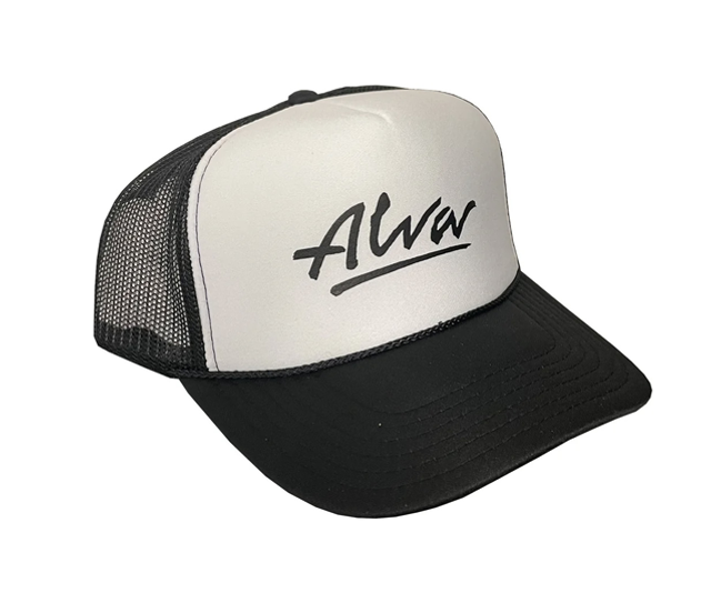 Alva Black &amp; White OG Logo Trucker Hat