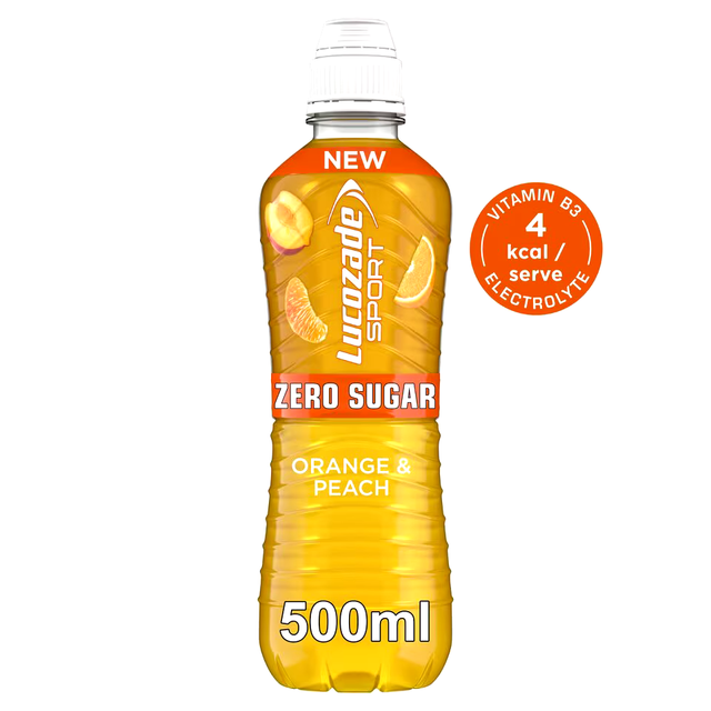 Lucozade Sport Zero Ornge&amp;Peach 500ml