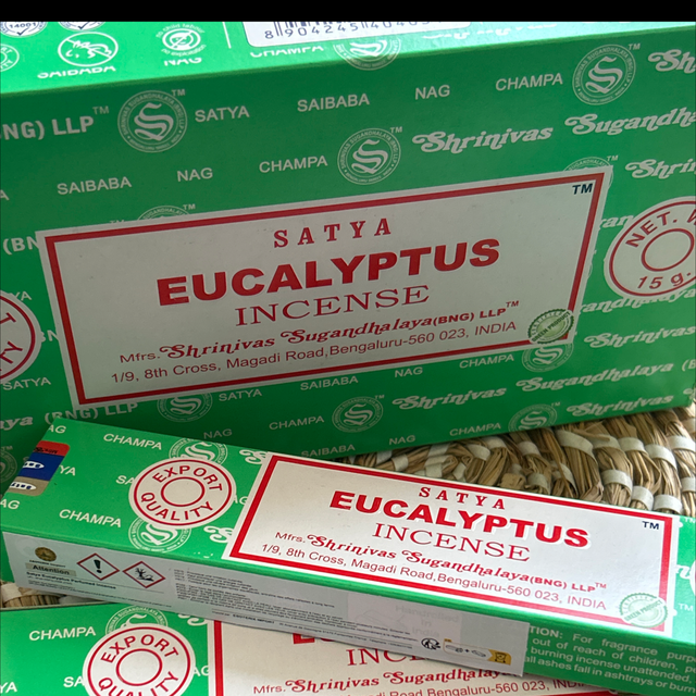 Encens satya eucalyptus 