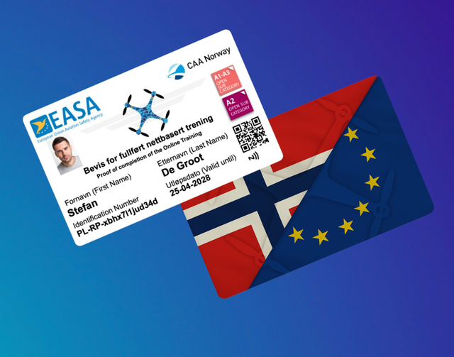 Drone Pas Noorwegen Met NFC Maak Bij Opties Een Keuze Uit Welke Variant Je Wenst Te Bestellen !