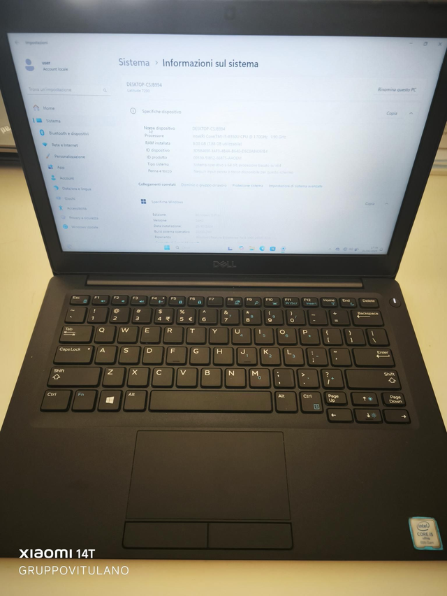 Notebook "rigenerato" dell 7290