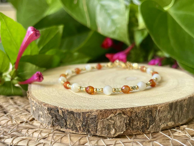 Bracelet "Précieux" doré