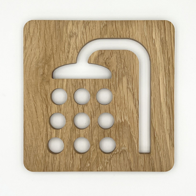 Plaque de porte pour votre salle de bain