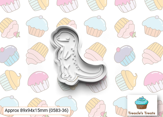 Lizard Fondant/cookie stamp with cutter 