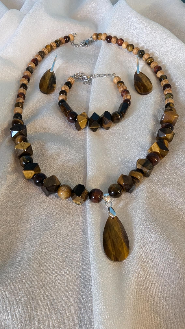 Parure Oeil du Tigre 